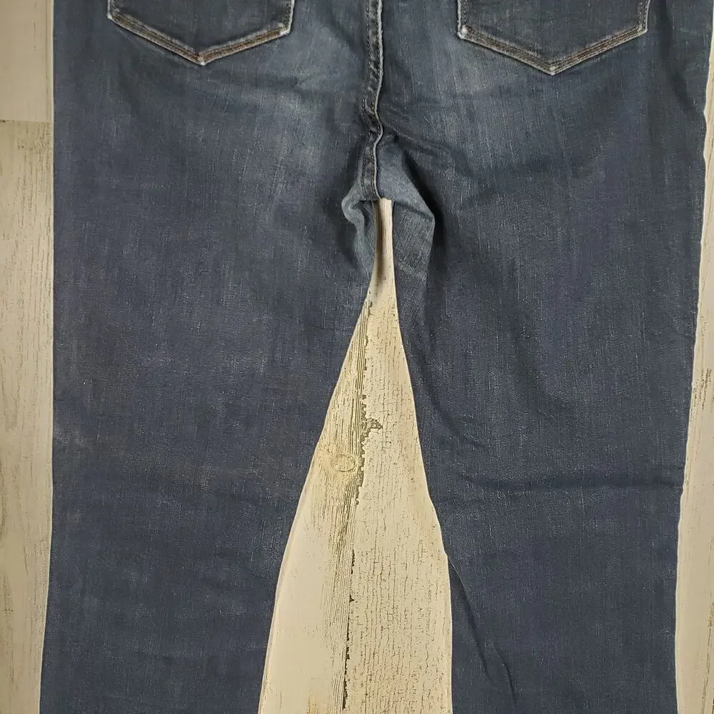 J. Crew Blue Denim Lookout High Rise Toothpick Skinny Jeans Women's Size 30